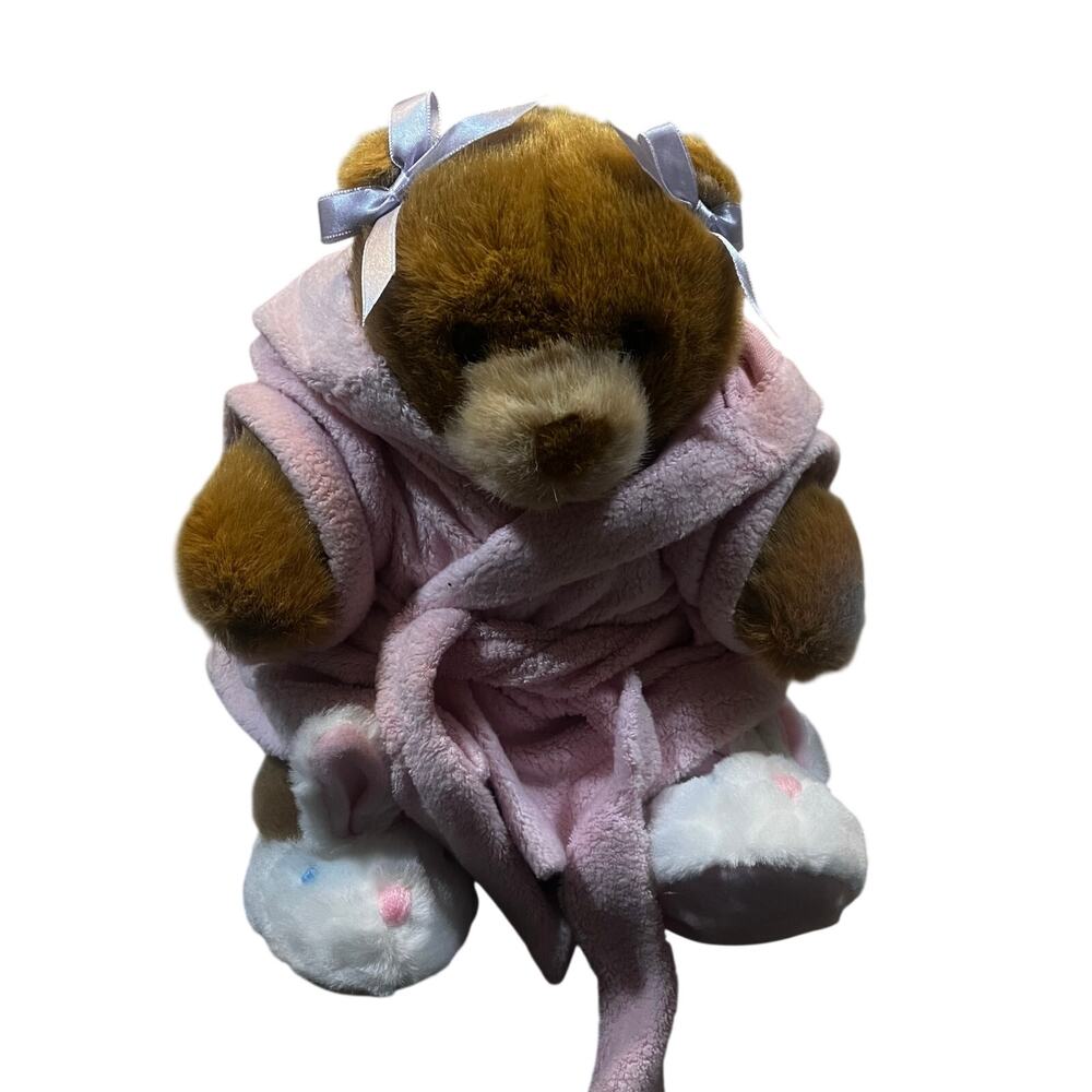 1997 Vintage Build A Bear Teddy Bear Cub 12" Plush BAB Cozy Girl Era Full Outfit